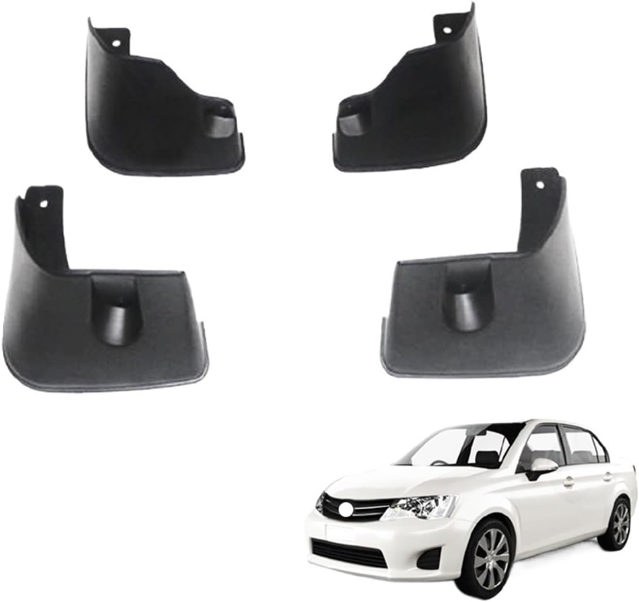 Tailor-Made Mud Flaps，Compatible With Toyota Corolla AXIO 2007-2024 Fender Guards - Robust And Simple Installation(2007-2011)