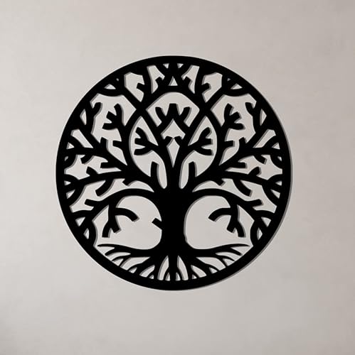 Miniatura 7 de Arte de pared de metal, arte de pared perfecto del árbol de la vida, decoración de pared de metal, idea de regalo única para decoración de