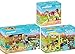 Produktbild PLAYMOBIL® Spirit 3er Set 70119 70120 70123 Reitplatz mit Lucky & Javier + Pferdebox Snips & Herr Karotte + Solana beim Voltigieren
