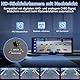 WODHMIEY 10,26 Zoll IPS Touchscreen Wireless CarPlay & Android Auto, 1080P HD Tragbares Autoradio mit WLAN, Bluetooth, Sprachsteuerung, AUX/FM Übertragung, Navigationssystem für Auto, LKW, Wohnmobil