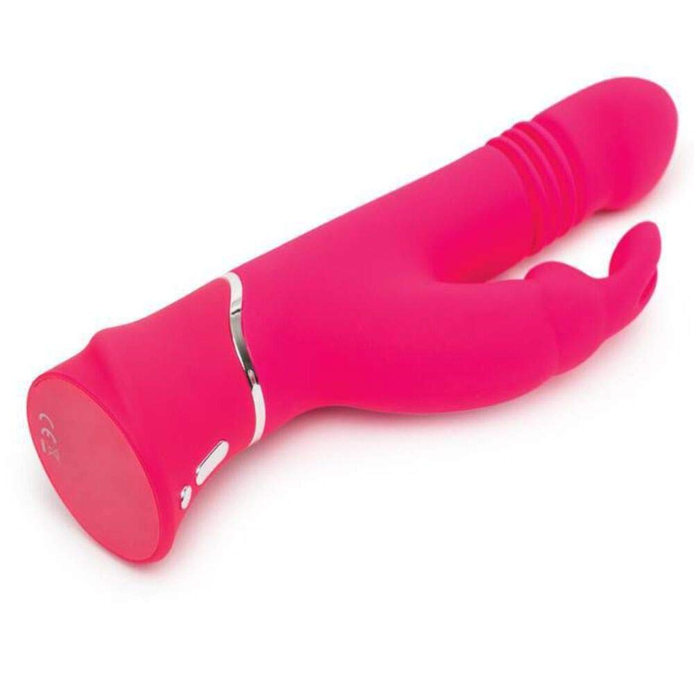 Amazon.com: Happy Rabbit Thrusting Rechargeable Rabbit Pink : Health &  Household