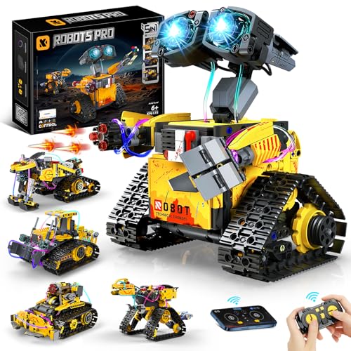 YOOHBERRYS Technic Robot para Niños, 5 en 1 Juego de Construcción de Robots...