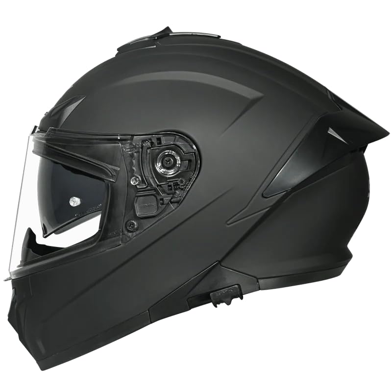 Image of SMK Typhoon Full Face Dual Visor Helmet, ISI DOT ECE 22.06 Certified, Safety Motorcycle Headgear