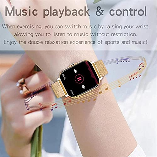 Smart Watch 2021-horloges voor heren, dames, 1,69-inch touchscreen-fitnesstracker, hartslag-slaapmonitor, waterdichte smartwatch voor iOS Android - Afbeelding 7