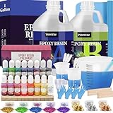 Resina – Kits de resina de 1 galón, resina transparente para