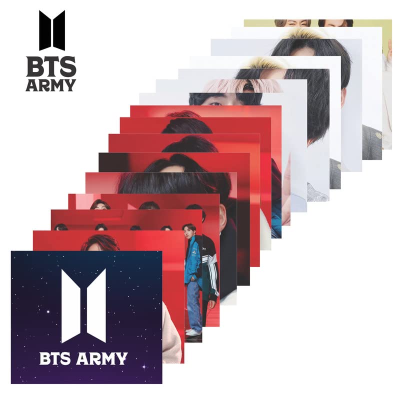 Image of Clickedin -BTS Photocard, 16 Pieces Korean Pop Lomo Photocard Set, Premium HD Quality BTS Photos