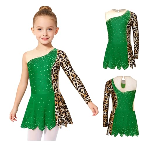 Unitard de ballet léopard pour filles parfait pour les cours de danse - 4
