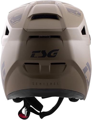 Miniatura 5 de TSG Sentinel - Casco completo para bicicleta de montaña cuesta abajo, negro, carcasa exterior de ABS, protección EPS de marco completo, chinbar EPS