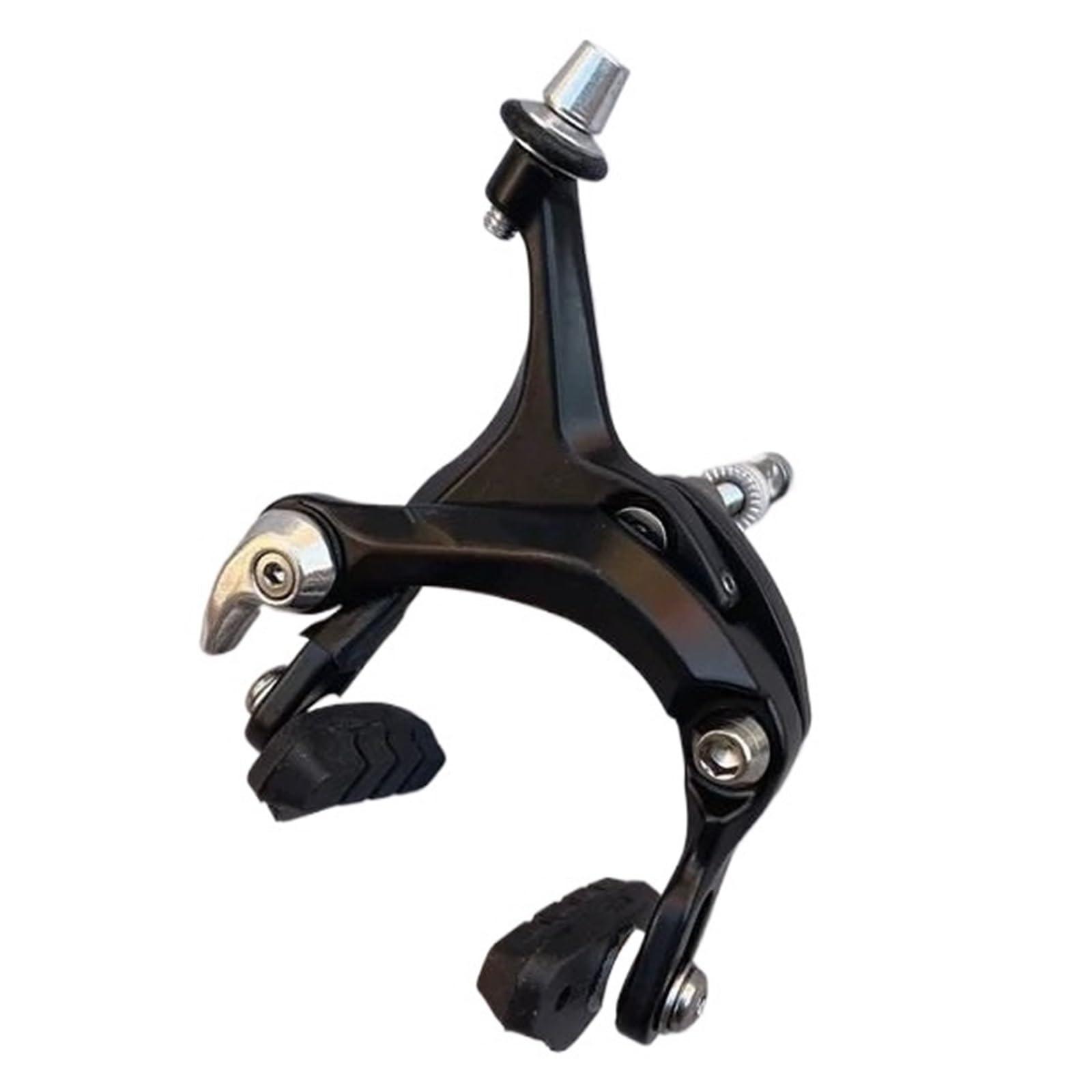 NHABXGDS Suitable for Bicycle Brake Device Fixed Gear Bicycle Road Bike Brake Device C Clamp Brake Lever(Radius Black Front b)