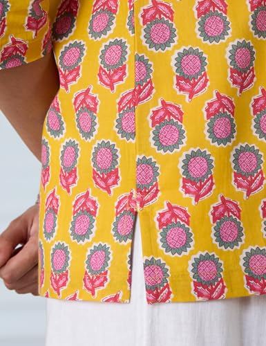 Image of Amazon Brand - Myx Women Cotton Printed A-line Short Kurti (Available in Plus Sizes)