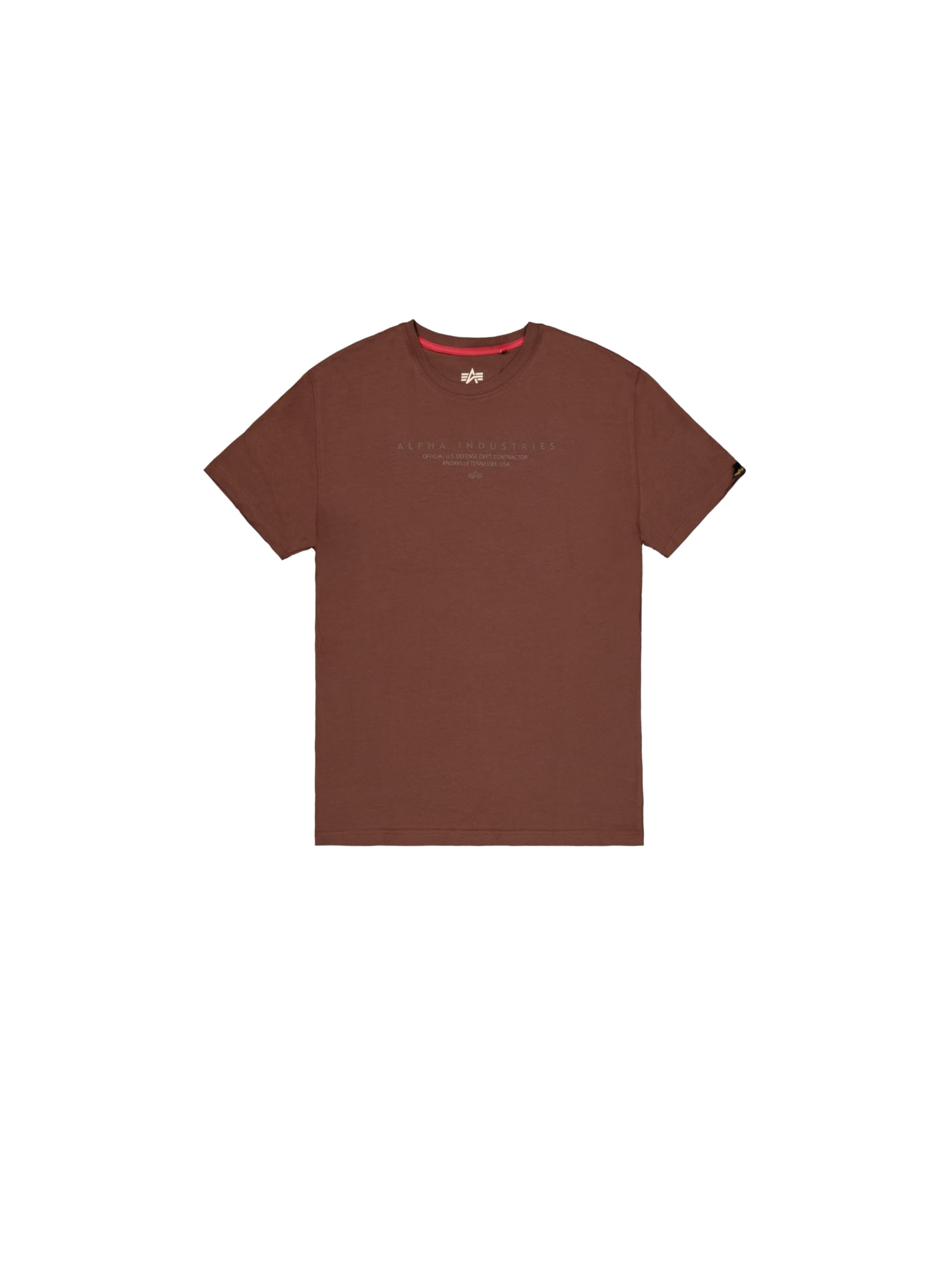 Alpha Industries Men's Marron T-Shirt Dtm
