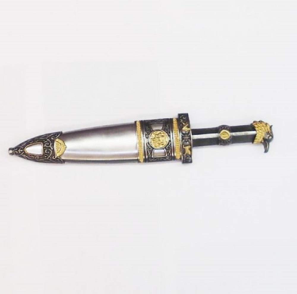 Pugnale Romano Decorativo Con Fodero In Finto Legno ⚔️ Negozio Medievale - Foto 10