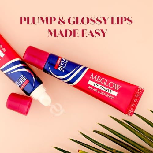 Image of Meglow| Lip Shiner | Repair & Replenish | SPF 15 Lip Shiner for Lip Care | Lip Balm for Shiny and Glossy Lips | Lip Balm for Chapped lips (Pack of 6)