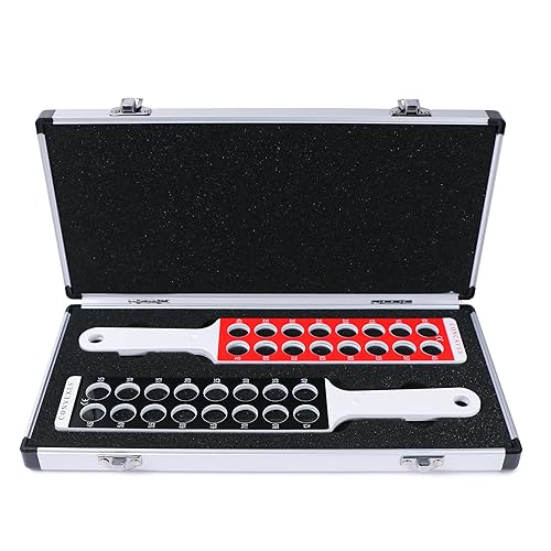 Image of 32 Lenses Optical Retinoscopy Rack Lens Set Ophthalmic Optometry Equipment for Quick Examination of Diopter Spectacles with a Aluminum Case