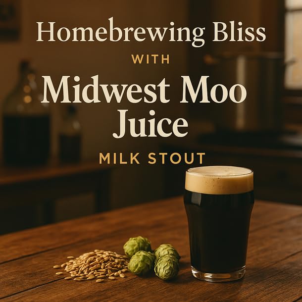 Label Peelers Midwest Moo Juice Milk Stout Beer Kit