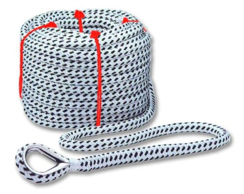 SeilflechterTaifun 16881630 Anchor Line White/Black