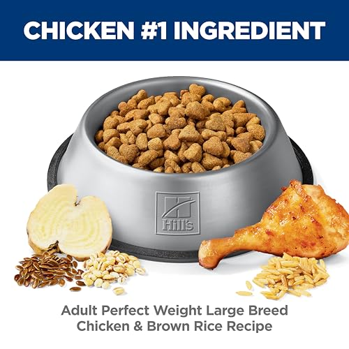 Hill's Science Diet Adult Perfect Weight Large Breed Dry Dog Food, Chicken Recipe 11.34 kg Bag image 5