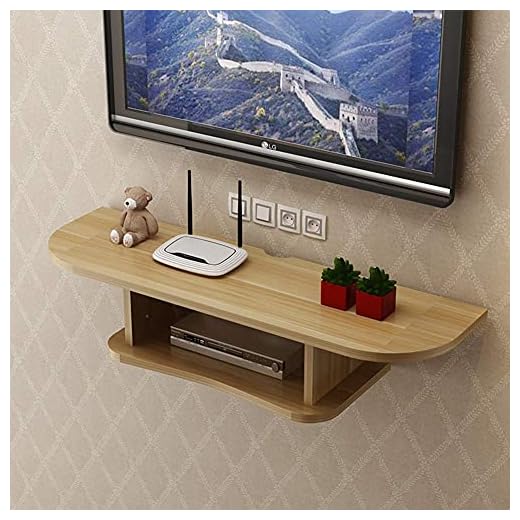 Väggmonterad hylla, sovrumsdel Väggförvaring Tv-skåp flytande tv-stativ med öppen förvaringshylla Tv-konsol Komponenthylla/svart / 80cm