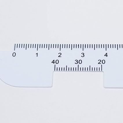 amazon com supvox 10pcs pd ruler eye ophthalmic tool plastic practical for hospital clinic white industrial scientific