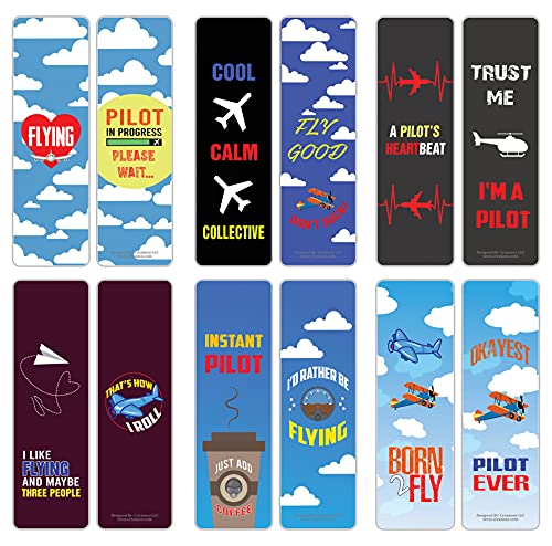 Creanoso I am a Pilot �u�b�N�}�[�N (60�p�b�N) ? �f�C���[�C���X�s���[�V�����J�[�h�Z�b�g ? �����[���u�b�N�y�[�W�N���b�p�[�Y ? �p�C���b�g��ӗ~�I�ȃp�C���b�g�ւ̑f���炵���M�t�g