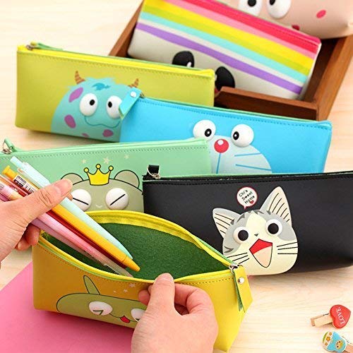 ARTLABEL Silicone Pack Of 6 Soft Silicon School Pencil Pouch Stationery Case Box - For Birthday Return Gift In Bulk For Kids Boys & Girls (Assorted Design) (6 Pouch Pack), Multicolour (B09LM1WSVC) Amazon Price History, Amazon Price Tracker