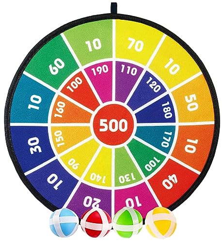 Birthday Popper Number Dart Board Toy - 29-Inch Foldable Dart Board with 4 Sticky Balls|Ideal for Math Learning, and Indoor/Outdoor Fun| Gifts for Birthdays (B0CCRQS66T) Amazon Price History, Amazon Price Tracker