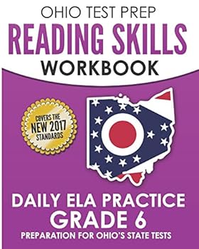 Paperback OHIO TEST PREP Reading Skills Workbook Daily ELA Practice Grade 6: Practice for Ohio's State Tests for English Language Arts Book