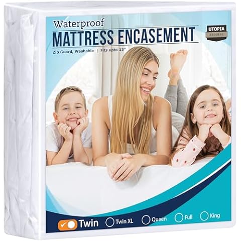Utopia Bedding Zippered Mattress Encasement Twin Cover