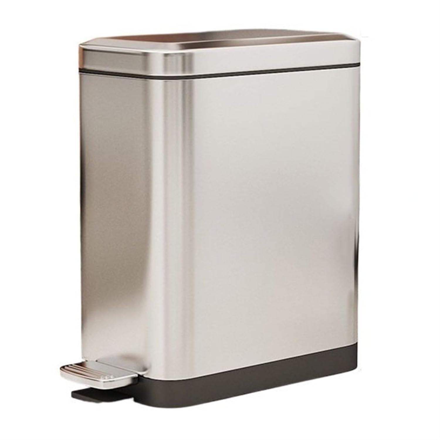 Trash Can, Stainless Steel Pedal Trash Can with Bucket for Indoor Outdoor Multicolor Multiple Sizes(Silver,18L)