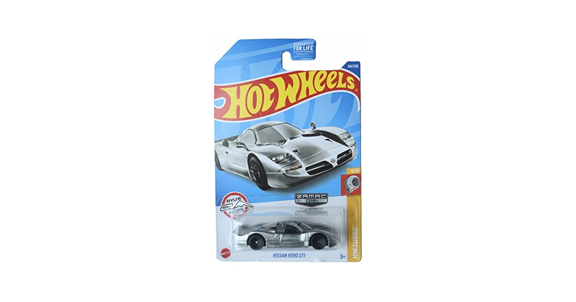 Amazon.com: Hot Wheels Zamac Nissan R390 GT1, HW Turbo 4/10