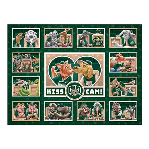 Image of YouTheFan NCAA Ohio Bobcats inchKiss Cam inch 500 Puzzle