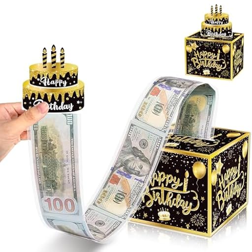 JSTHHTT Caja Sorpresa de Regalo de Cumpleaños para Dinero, Hucha de Cumpleaños para Tirar | Ya disponible en tu tienda friki favorita! En mundofriki.es! JSTHHTT Caja Sorpresa de Regalo de Cumpleaños para Dinero, Hucha de Cumpleaños para Tirar | Ya disponible en tu tienda friki favorita! En mundofriki.es!