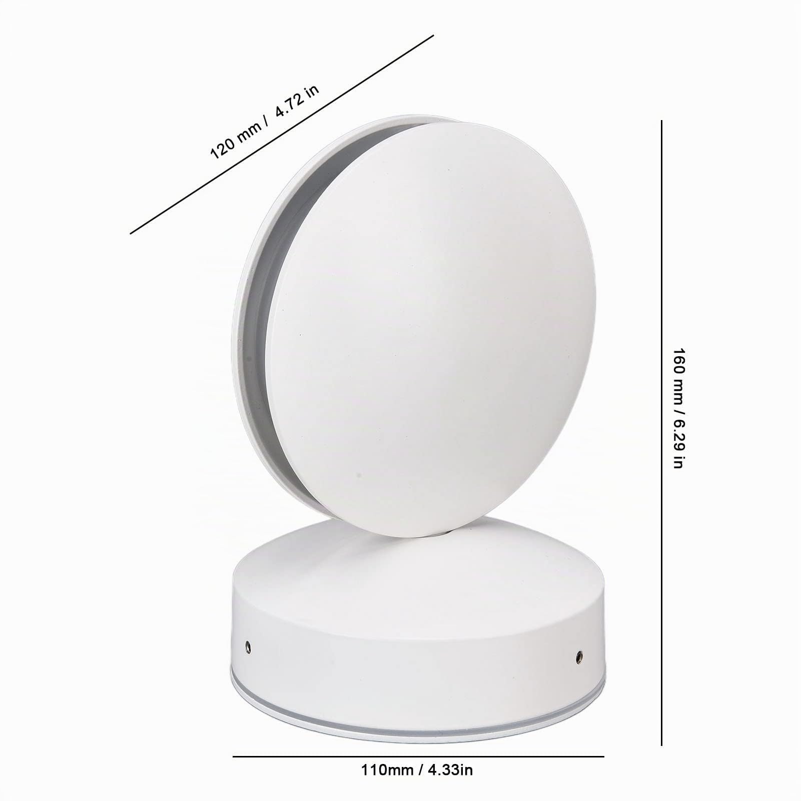 Fockety Moderne Wandleuchte, um 360° Drehbare LED-Wandleuchte, Wandleuchten, Deckenleuchten, 50.000 Stunden Lebensdauer für Flur, Eingangsbereich, Durchgang, Flur