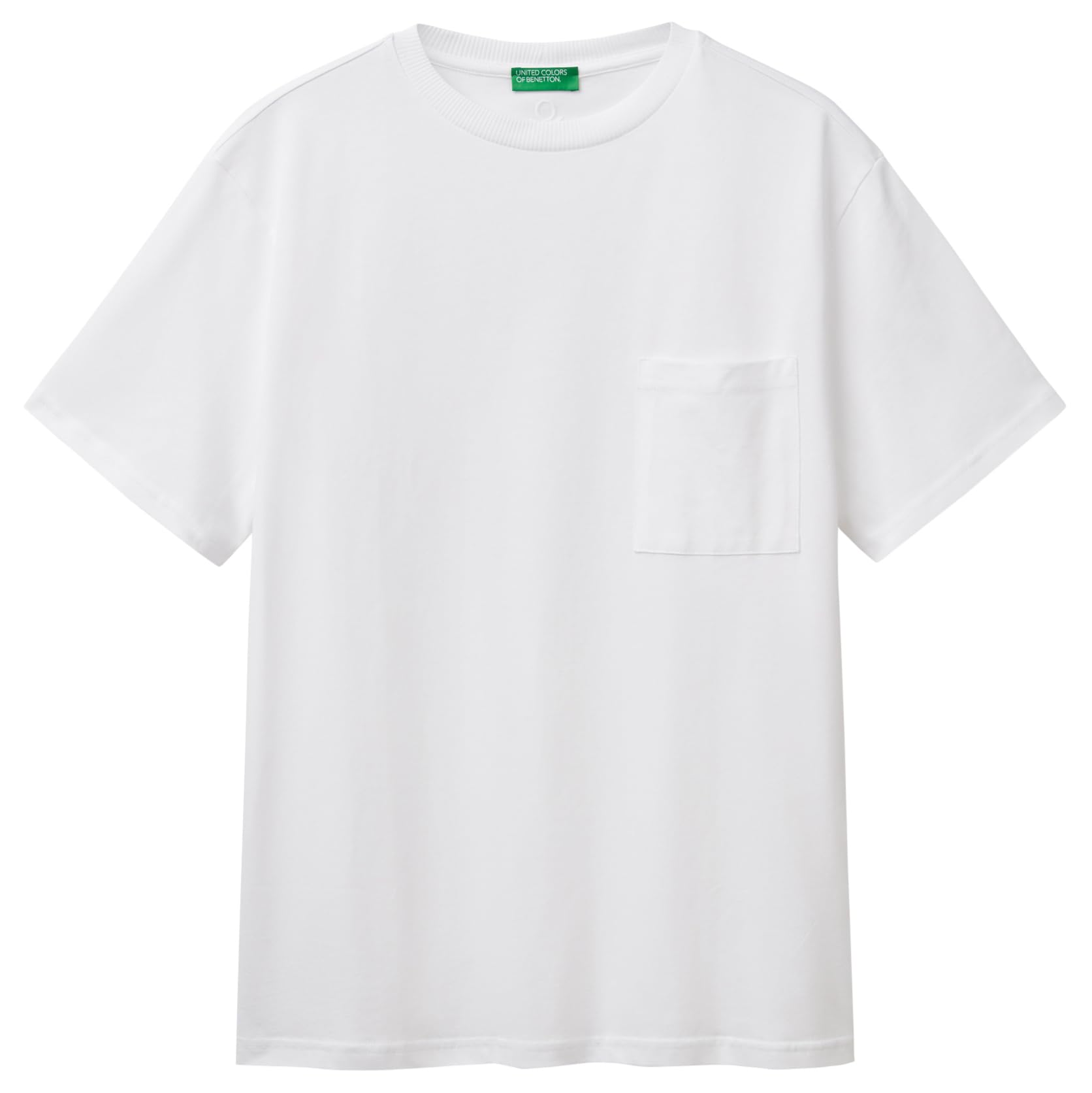 United Colors of Benetton Men's T-Shirt, White, XS