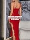 RUIBAVYA Nachthemden für Damen Sexy Dessous Damen ReizwäSche Set RüSchensaum V-Ausschnitt Camisole Durchsichtiger Langer Schlafanzug Mit G-String