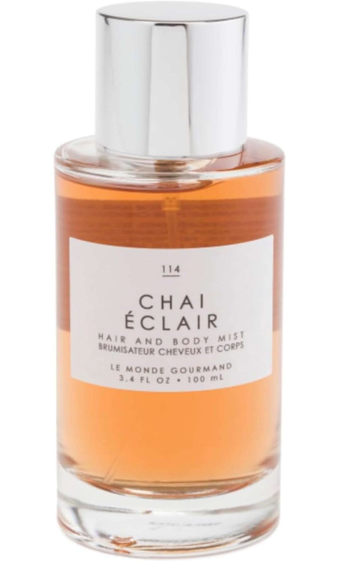 Tru Fragrance Gourmand Chai Eclair Hair & Body Mist 3.4 oz Unboxed