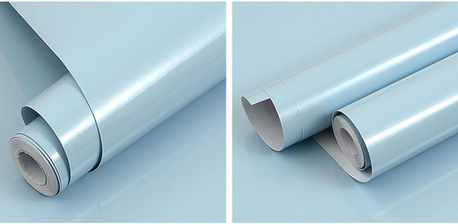 [YXSNG] 壁紙シール 光沢あり 防水 DIY 剥がせる リメイクシート 模様替え カッティングシート 厚手 のり付き 白 ホワ