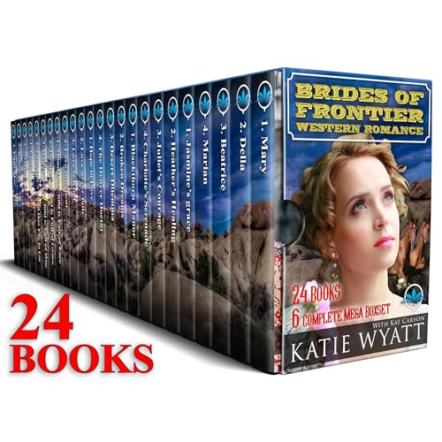 Brides of Frontier Western Romance Series Audiolibro Por Katie Wyatt, Kat Carson arte de portada