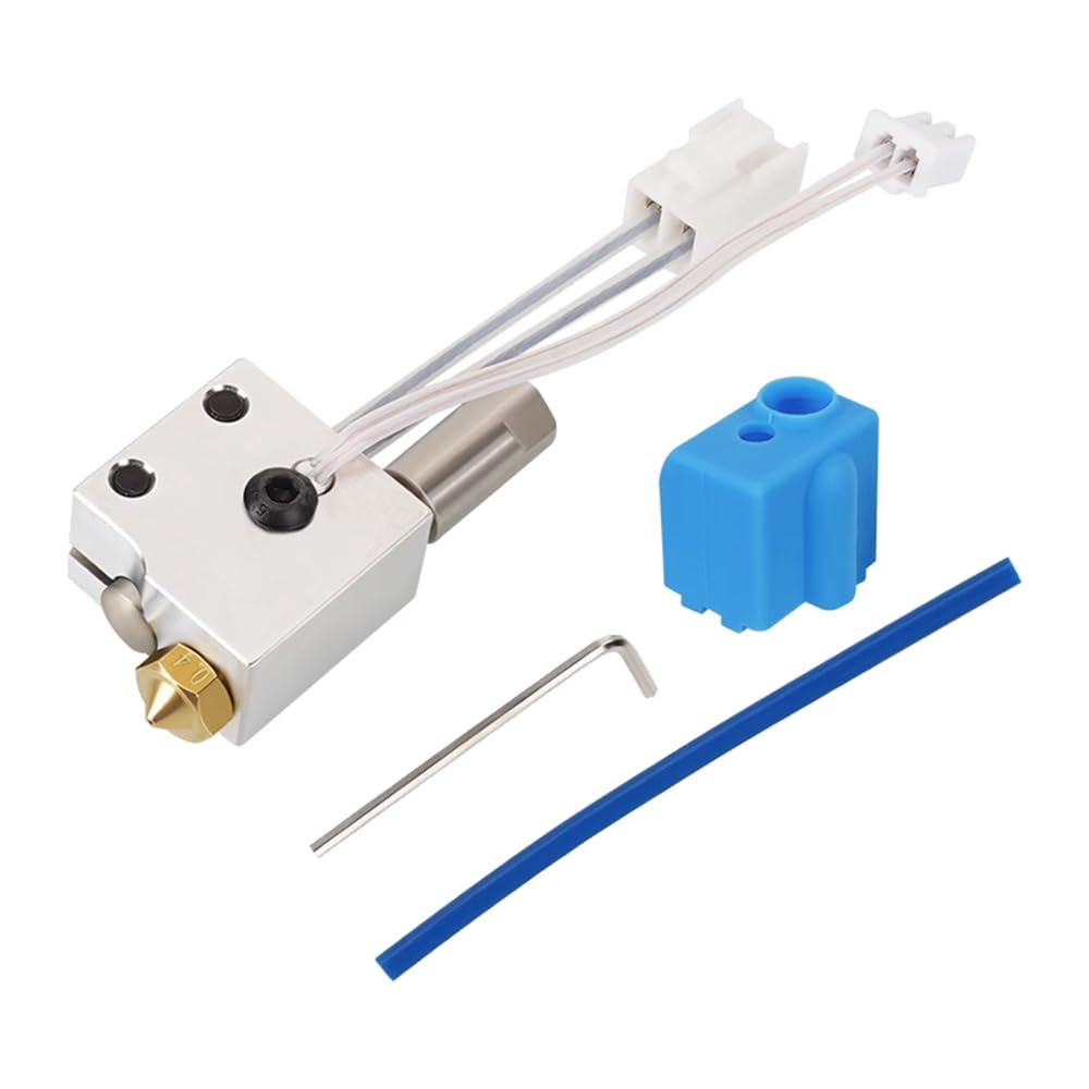 Drukarka 3D Wytłaczarka Nagrzewnica Termistor 0,4-1,2 mm Dysze Metalowy Tytan Uchwyt Hotend Zestaw Kompatybilny z Artillery Sidewinder X1 X2 Genius Pro Volcano Hot End