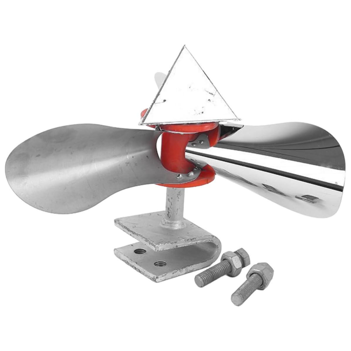 Windmill Shape Bird Scarer, Stainless Steel and ABS Reflective Deterrent