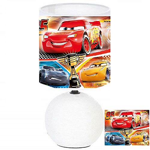 PRESENT Lampe de chevet CARS 95 - création artisanale. Collage photo