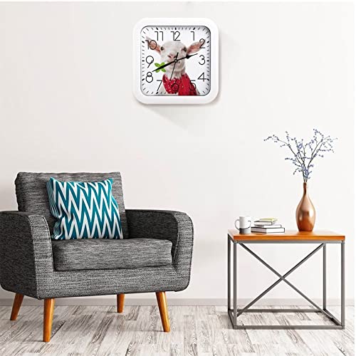 Pendule murale silencieuse sans tic-tac pour concentration bureau - 6