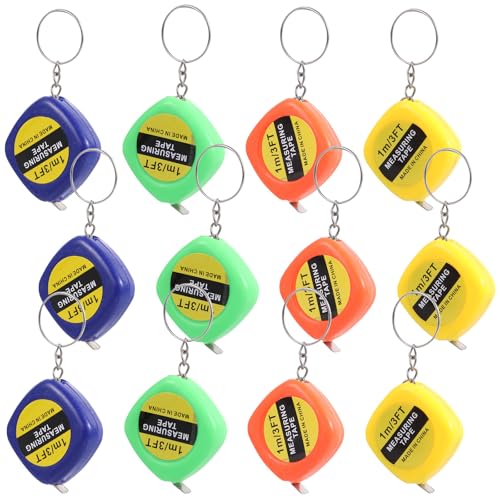 Set 20pcs Mini Cinta Métrica Retráctil Llaveros miniatura 1