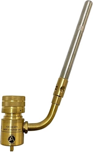 Appli Parts APHT-1 - Antorcha de mano de un solo quemador para soldadura con mapa o propano punta giratoria en plomería Electricidad Refrigeración
