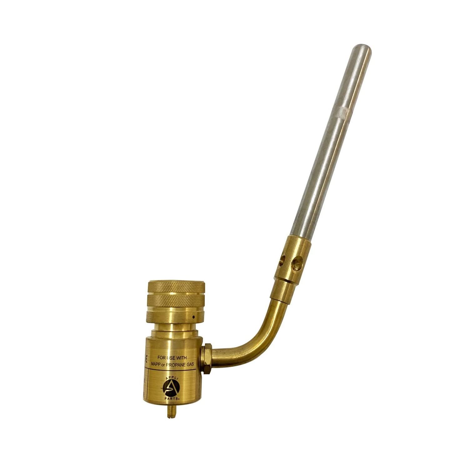 Appli Parts APHT-1 Single Burner Hand Torch Soldering Brazing with Map or Propane Fuel Swivel Tip in Plumbing Electricity Refrigeration air