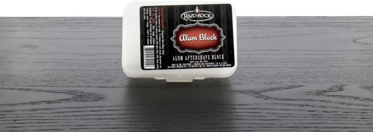 Alum Block with Plastic Travel Case