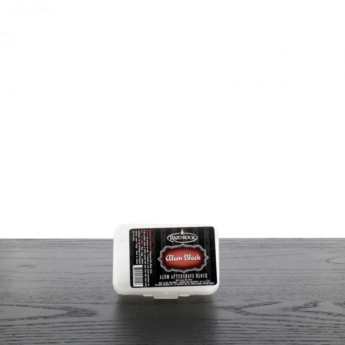 Alum Block with Plastic Travel Case