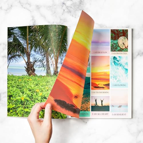 EggSun Vision Board Supplies with 1200+ Images & Quotes Collage Magazine Book, Wall Clip Art Scrapbook Journal Kit for Vision Board Making Beginners Women Men Teen Girls Coquette Room Decors (Pink) by EggSun - Used condition - Image 7