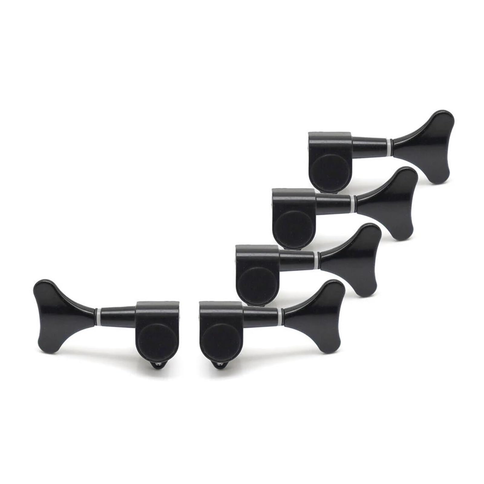 Instrumentos Musicales Coloridos Sintonizador De Bajo De 5 Cuerdas Accesorios De Guitarra Para Principiantes Profesionales Perilla De Afinación De La Guitarra | Perilla de afinación de guitarra(4R1L Bk)