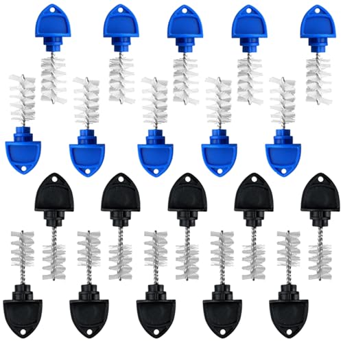 20Pcs Beer Tap Plug Brushes, Beer Tap Cover Beer Faucet Accessories Set, Fit Snugly Into The Stout for Most Standard Taps Draft Beer Faucet Nylon Grade Faucet Brush Dustproof